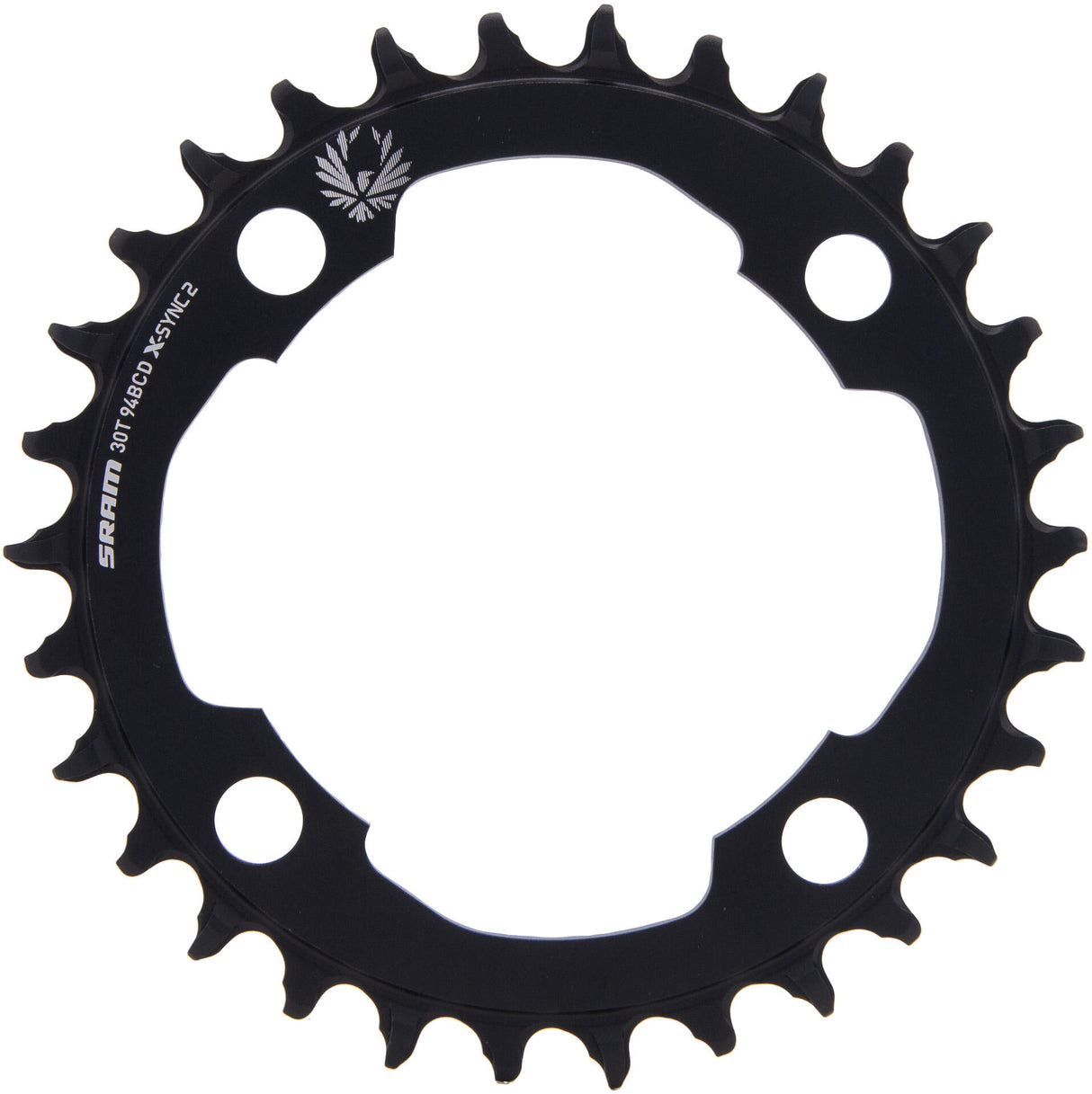 Sram kettingblad x-sync 2 chain ring x-sync 30 teeth alu black