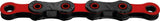 KMC Fietsketting DLC 12 126 schakels - Rood Zwart - 272g