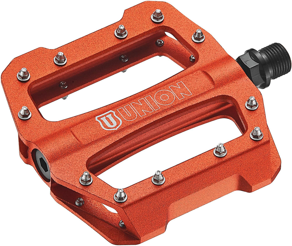 Union pedaal sp1300 alu cartridge+thrust lager. oranje