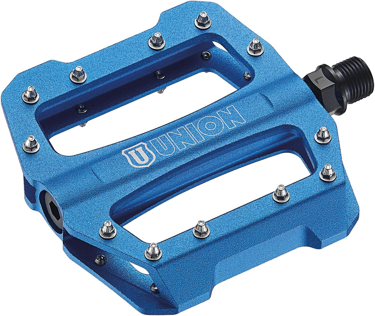 Union Pedaal SP1300 alu cartridge+thrust lager. Blauw