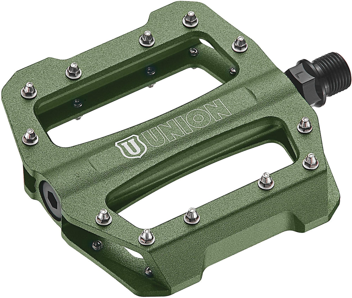 Union pedaal sp1300 alu cartridge+thrust lager. groen
