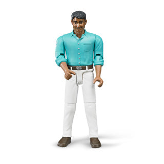 Bruder bworld figuur man witte broek