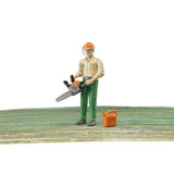 Bruder bworld figuur bosbouw met accessoires