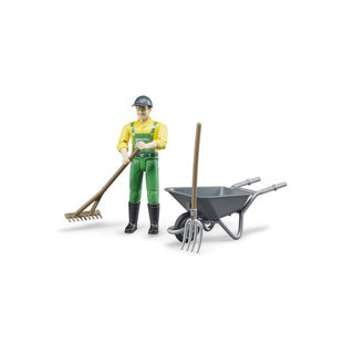 Bruder bworld figurenset boer met accessoires