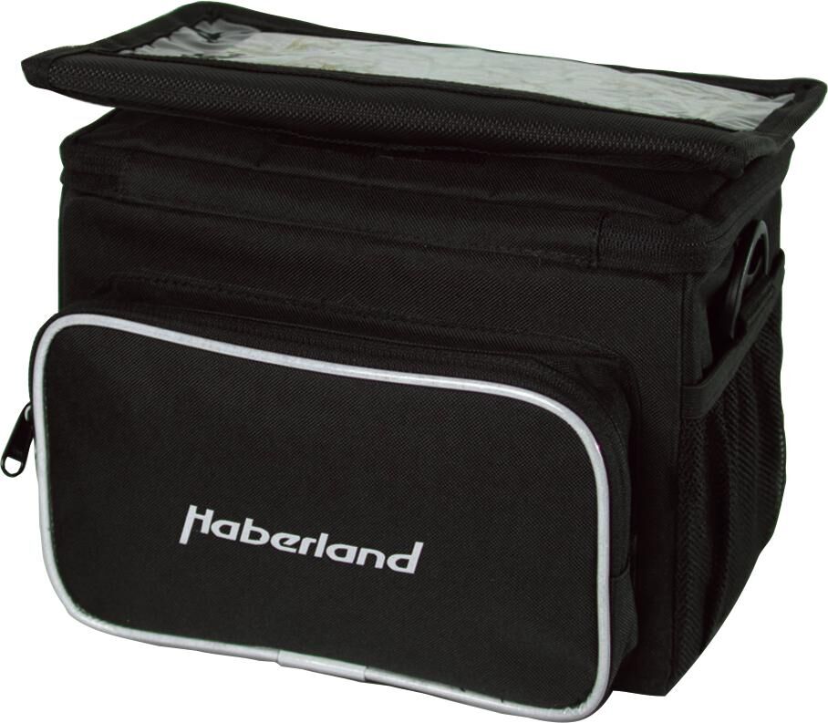 Haberland stuurtas classic bar bag classic black