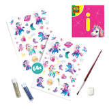 Ses tattoos en glitters - eenhoorn