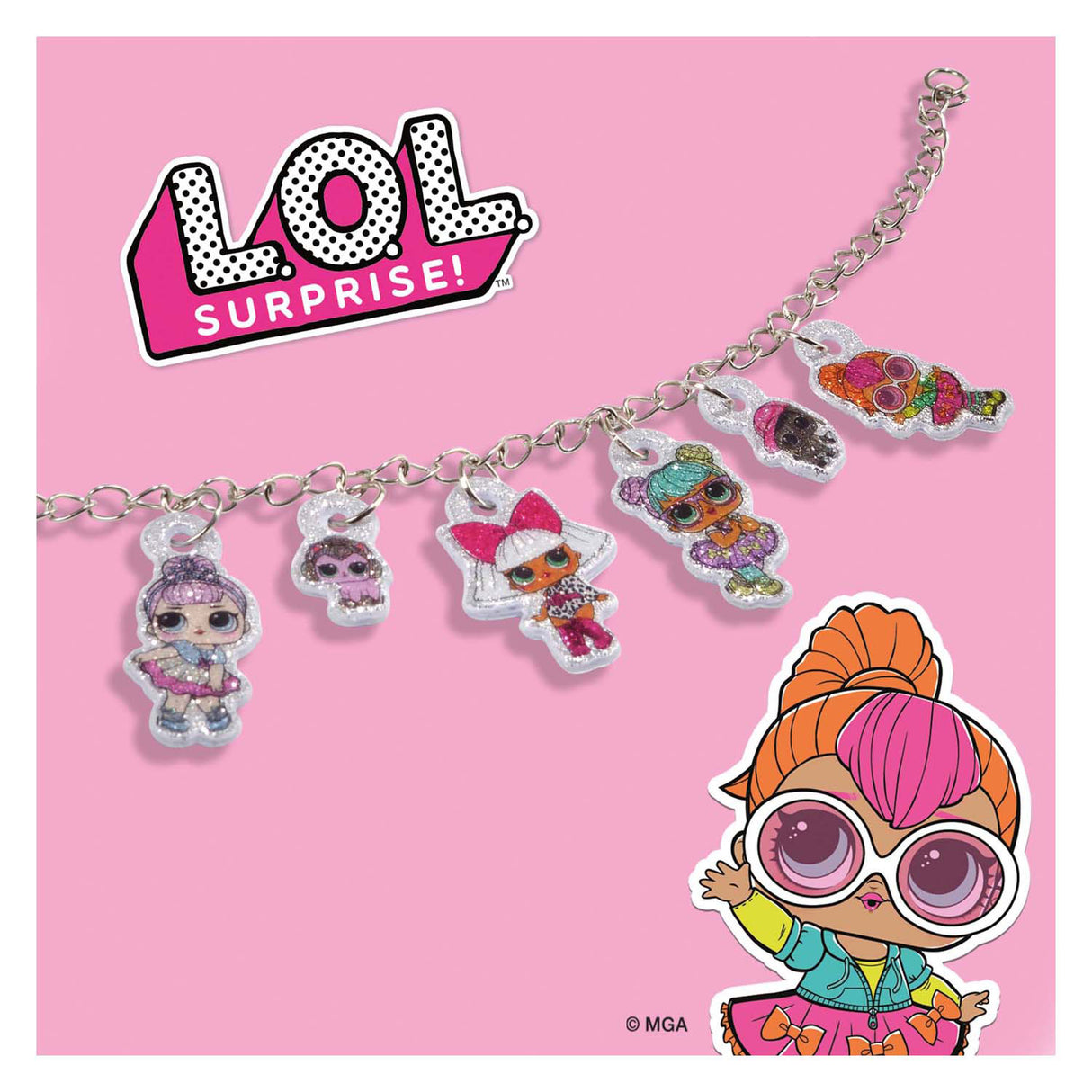 Ses l.o.l. puffy sticker armbanden