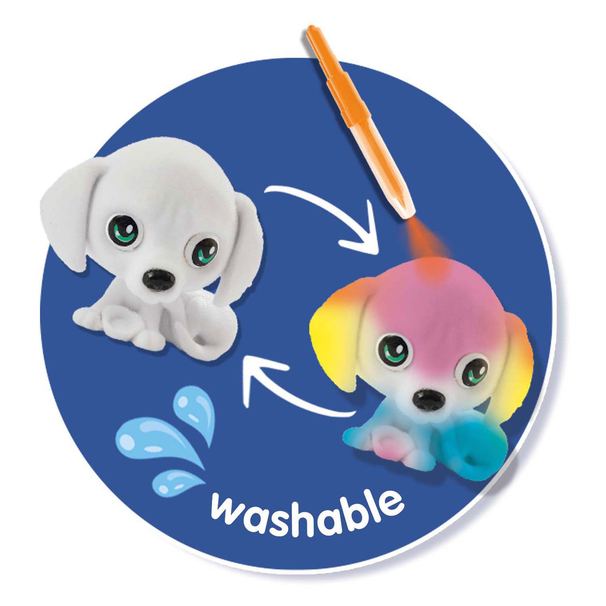 Ses blow airbrush pennen - puppy's verrassing, 3st.