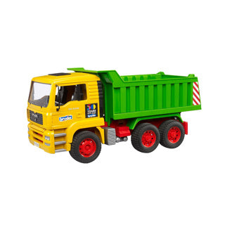 Vrachtwagen man dumptruck 50 jaar bruder