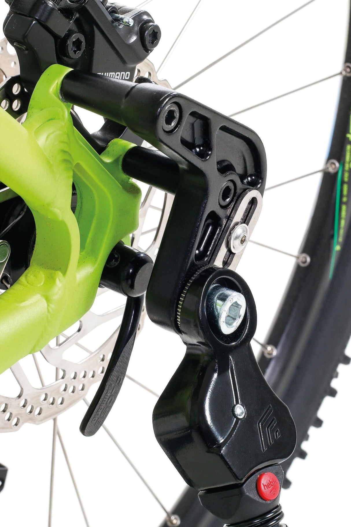 HEBIE adapterself-service package, disc adapter for kickstand 0618to attach Hebie 0618 kickstand on bike with disc attachment IS2000, incl. mounting bolts, delivery without kickstand