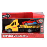 Rapid wheels autotransporter met auto en licht en geluid en frictie