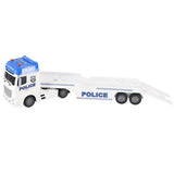 Rapid wheels autotransporter politie met auto en helicopter met licht en geluid en frictie