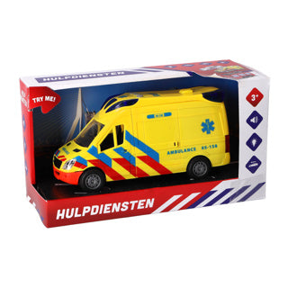 Rapid wheels ambulance auto met licht en geluid