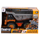 Kiepwagen constructie met licht en geluid