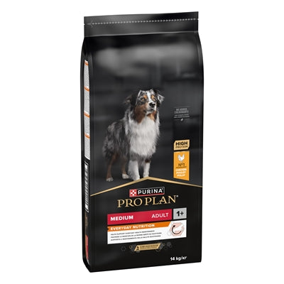 Pro plan Plan dog adult medium kip rijst