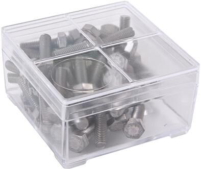 Bofix FIXX-MEER zeskant bouten M5x16 50 stuks, RVS