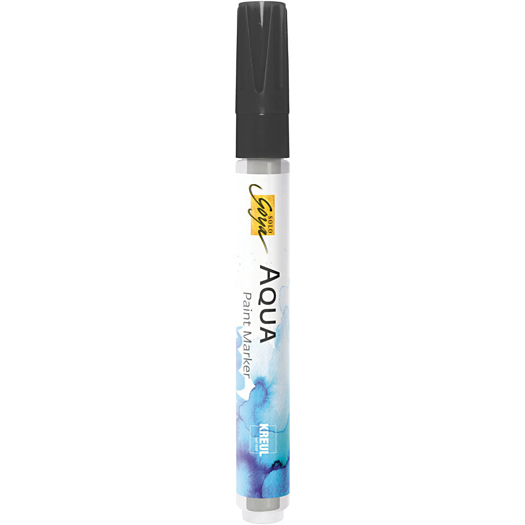 Solo goya aqua paint marker display, zwart, 1 stuk