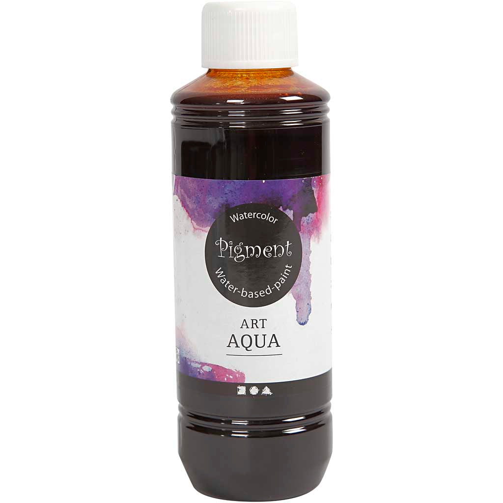 Pigment vloeibare aquarelverf, warm geel, 250 ml 1 fles