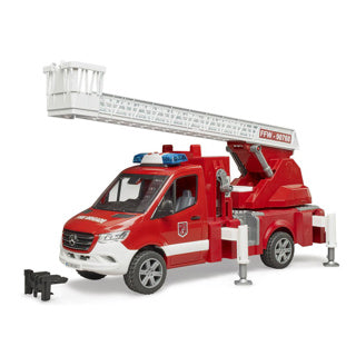 Bruder brandweerauto met ladder en waterpomp +licht en geluid