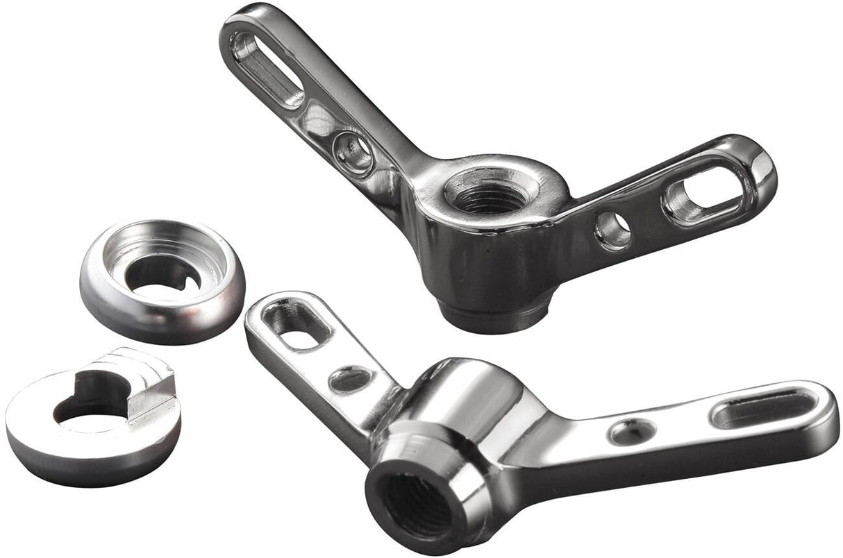 Brave classic vleugelmoer wing nut fr.wheel pair silver