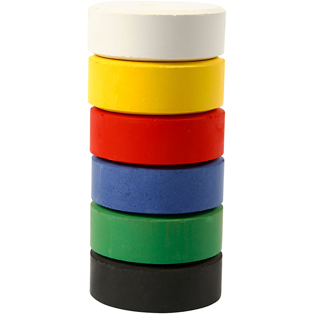 Navulblokken Waterverf Premium - Primaire Kleuren, 6st.