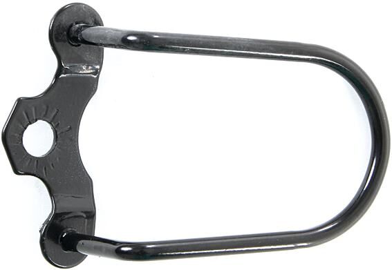 Messingschlager messing achterderailleur-beschermer rear der.prot.arm 10,5cm 88mm long