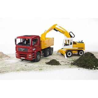 Bruder liebherr graafmachine