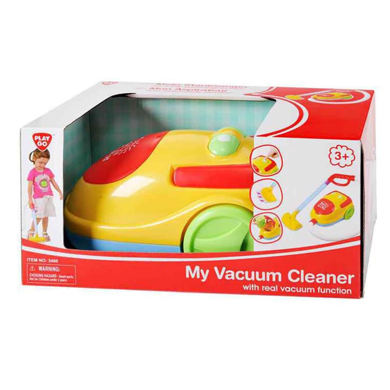 Playgo kinder speel stofzuiger