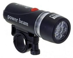 Koplamp ventura 5-led zwart