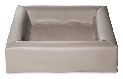 Bia bed Kunstleer hoes hondenmand taupe