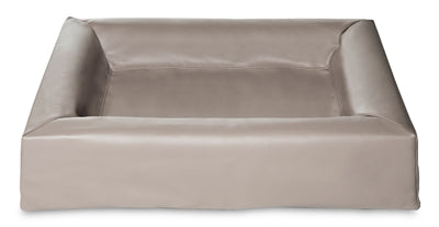 Bia bed Kunstleer hoes hondenmand taupe