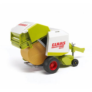 Bruder tractor aanhanger ronde balenpers claas rollant 250