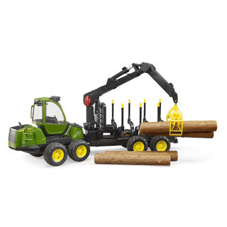 Bruder tractor john deere forwarder 1210e met boomstamgrijper