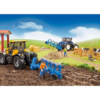 Bruder aanhanger lemken keerploeg