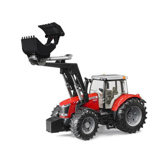 Bruder tractor massey fergusen 7624 met frontlader
