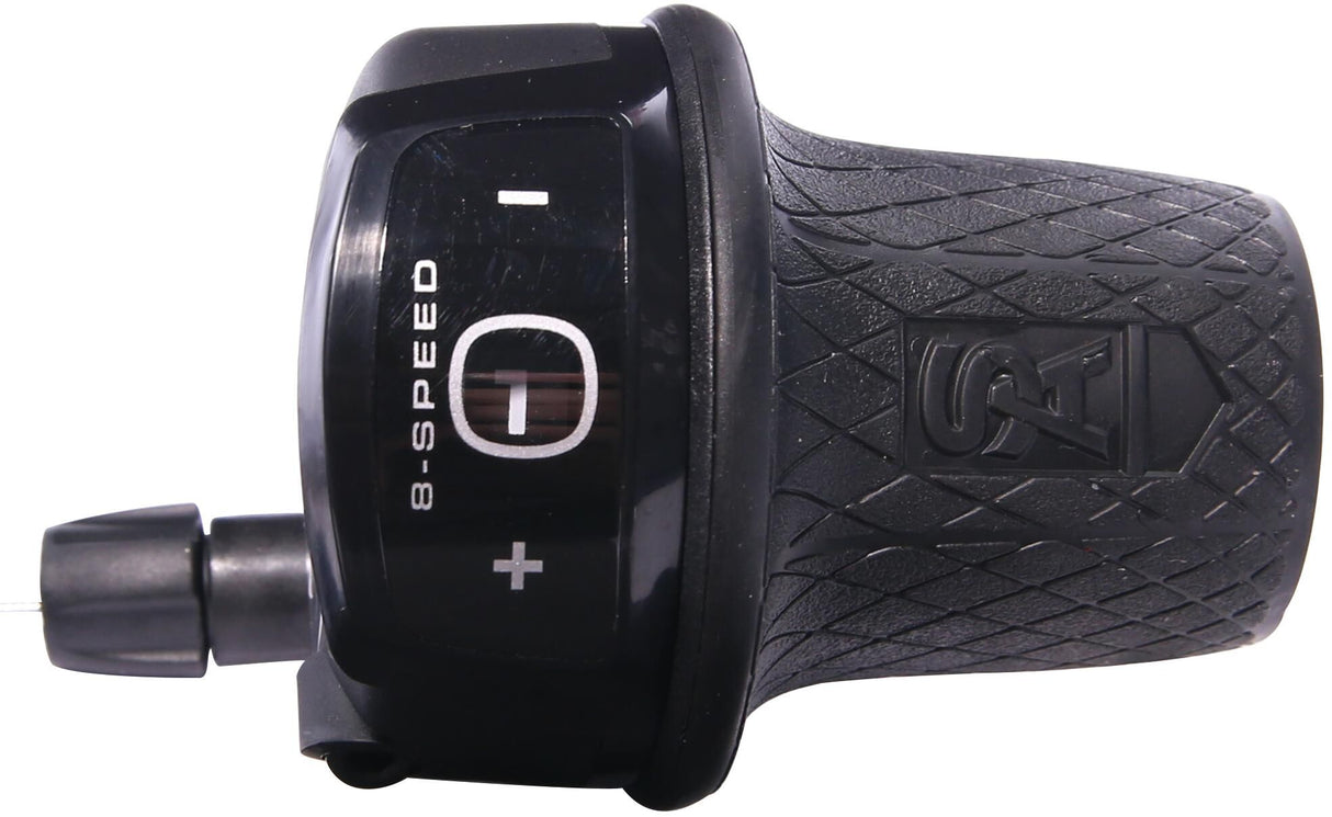 Sturmey archer draaiversteller twist grip shift.sunrace 8sp sil./black