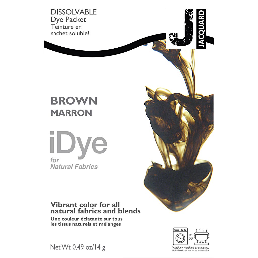 Idye voor natuurlijke stoffen, bruin, 14 gr 1 doos