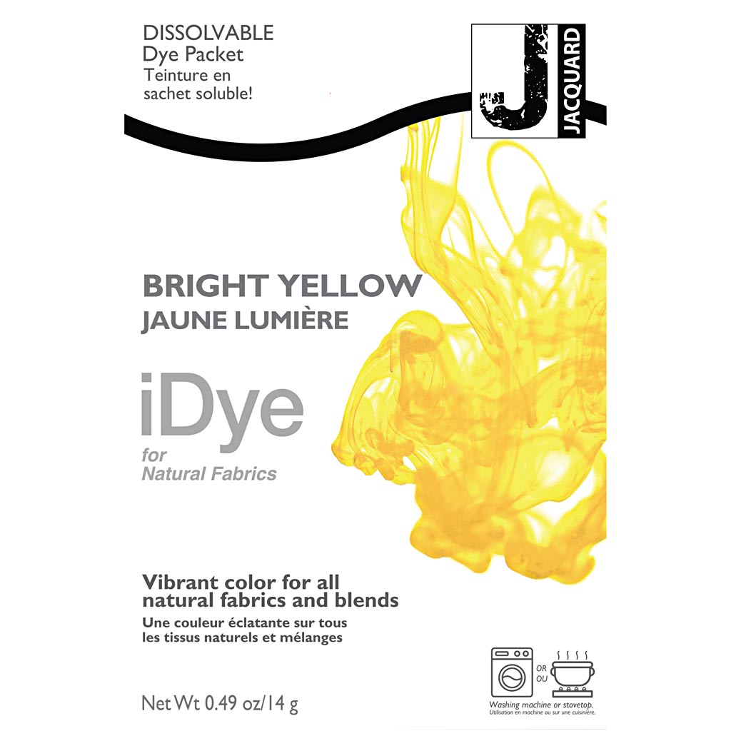 Idye voor natuurlijke stoffen, bright yellow, 14 gr 1 doos