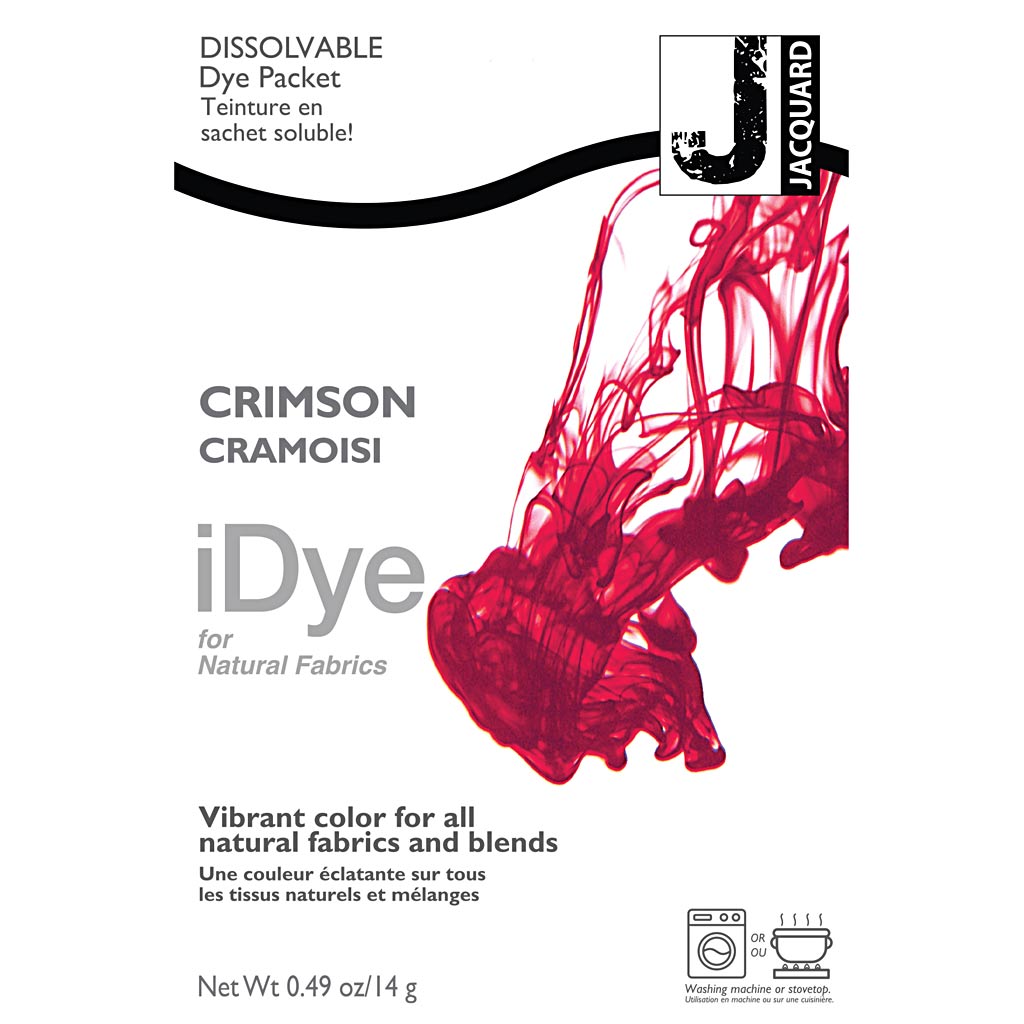 Idye voor natuurlijke stoffen, crimson (090), 14 gr 1 doos
