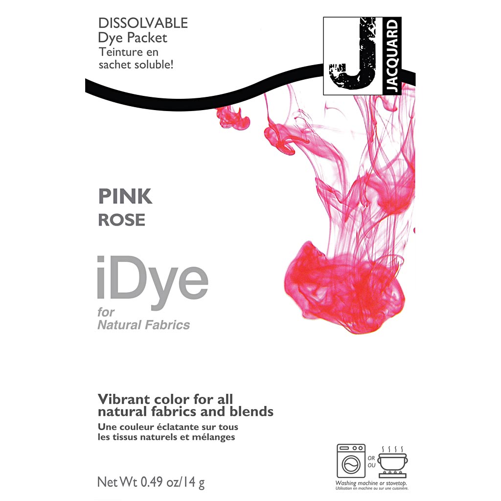 Idye voor natuurlijke stoffen, roze, 14 gr 1 doos