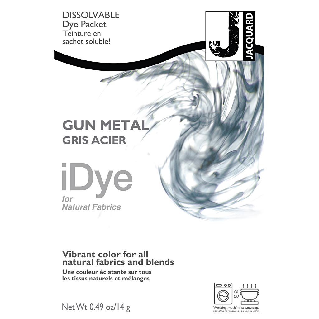 Idye voor natuurlijke stoffen, grey metal, 14 gr 1 doos