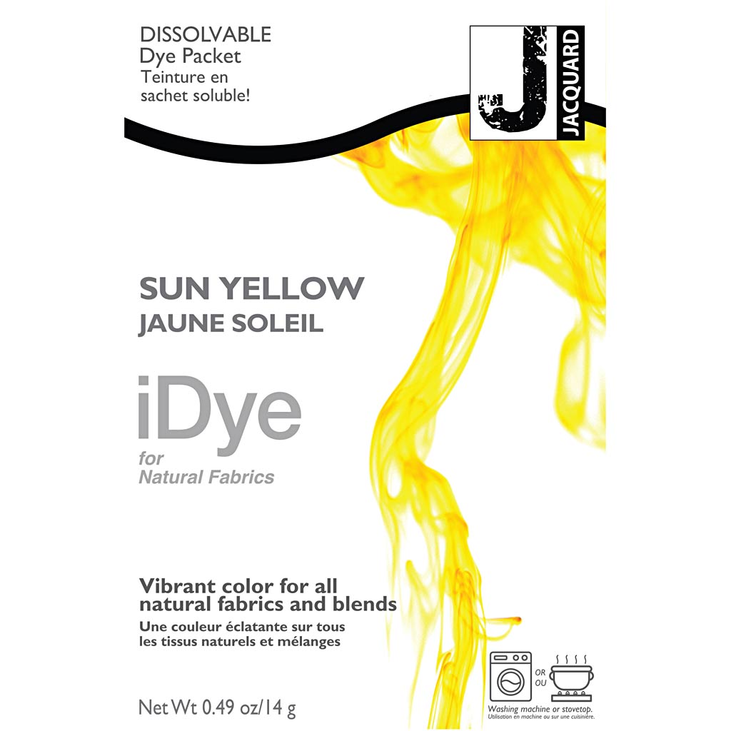 Idye voor natuurlijke stoffen, zonnegeel, 14 gr 1 doos