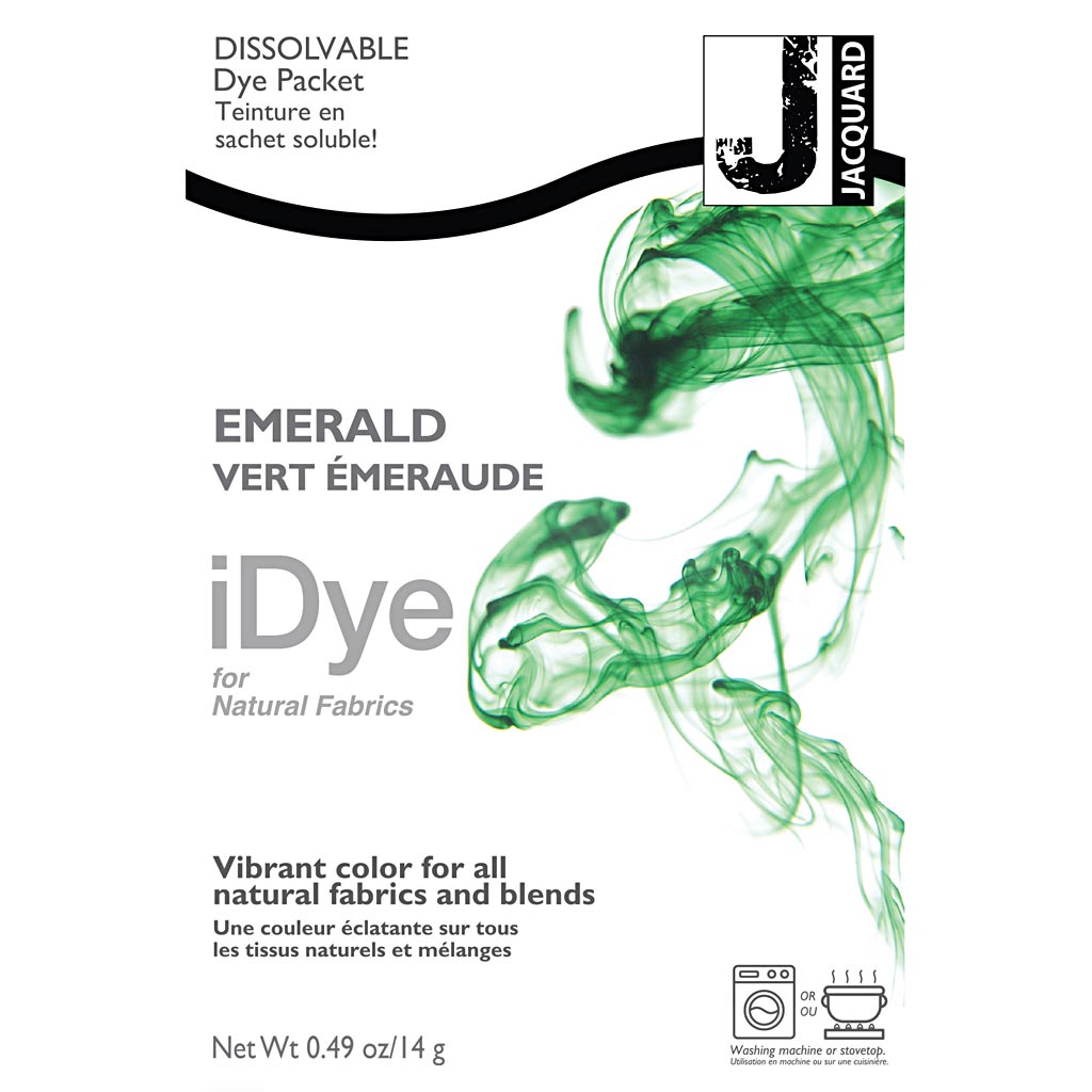 Idye voor natuurlijke stoffen, emerald , 14 gr 1 doos