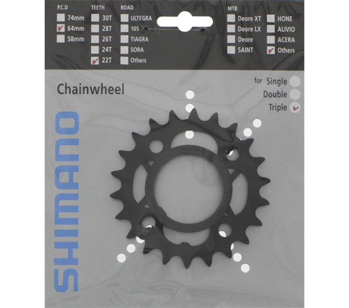 Shimano kettingblad 26t acera fc-m391 - zwart