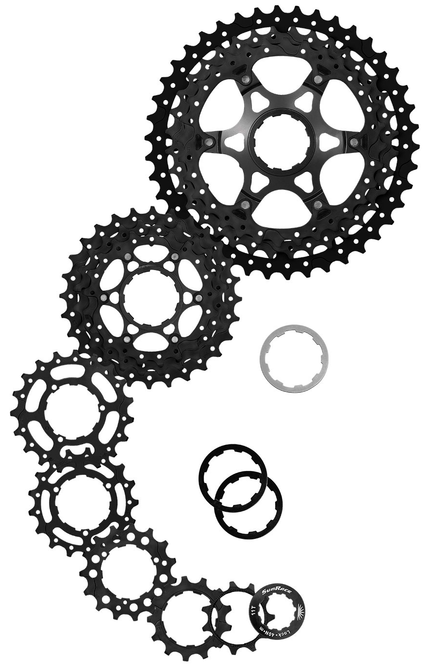 Sunrace Cassette 11 speed CSRX8 11-42T metallic