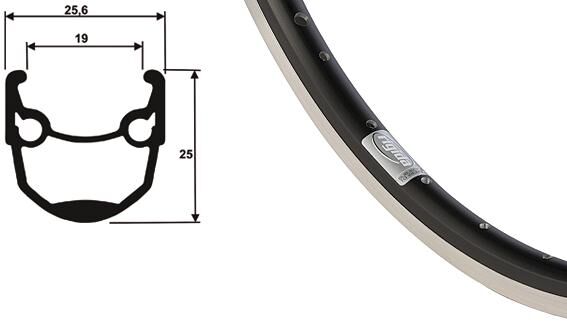 Contec voorwiel andra 10 + shimano hb-qc400 . fr.wheel 28 2,00 1,80 b