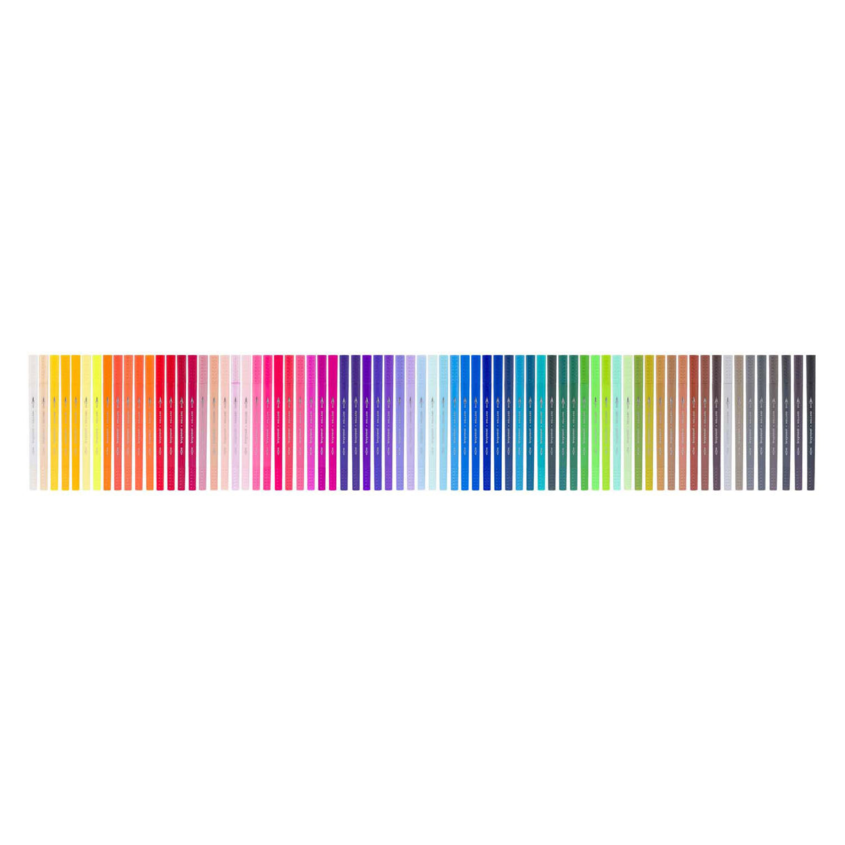 Bruynzeel creatives fineliner brushpen set 72 kleuren