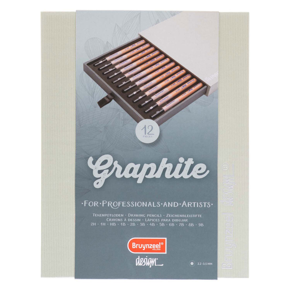 Bruynzeel design graphite box 12 stuks