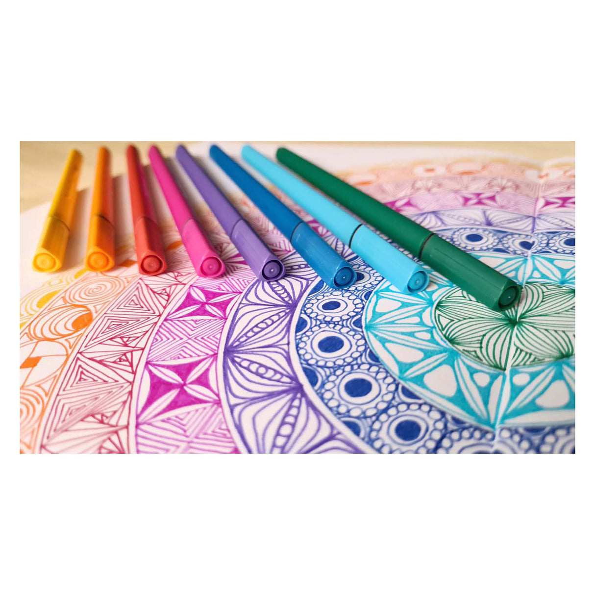 Bruynzeel fineliner etui 12