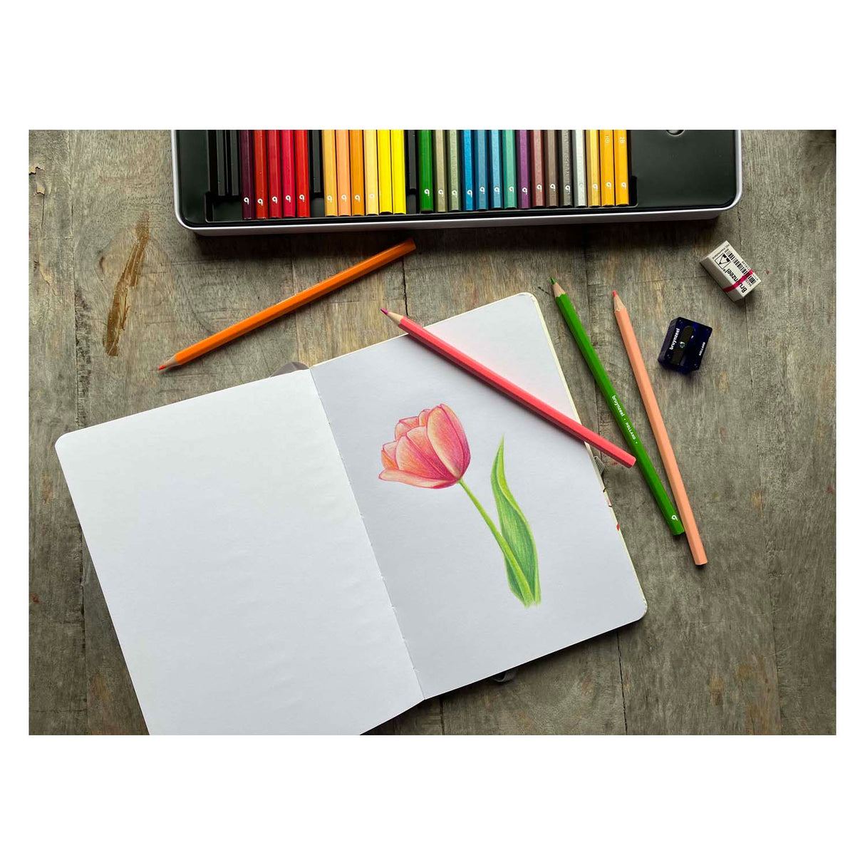 Bruynzeel creatives schets notitieboek a5 140 g m 80 vellen